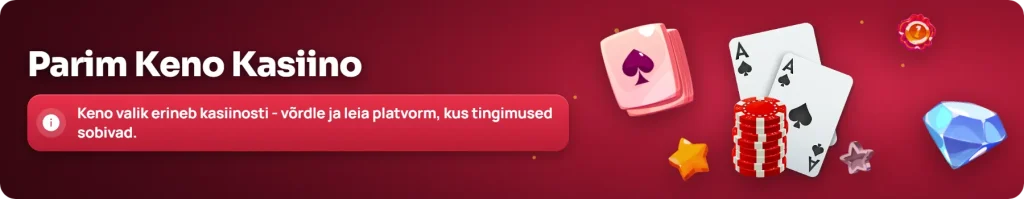 Eesti kasiinode võrdlus