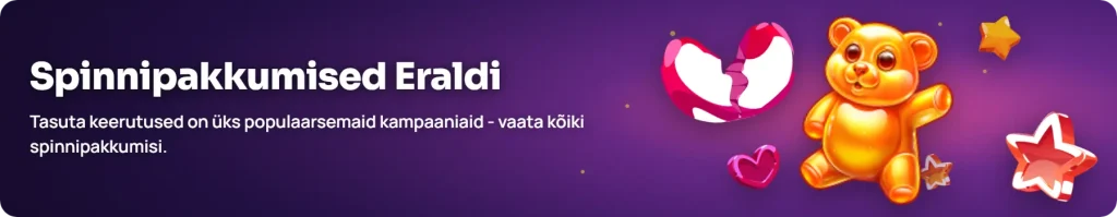 Tasuta spinnide parimad pakkumised