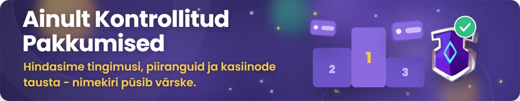 Parimad sissemakseta kasiino boonused Eesti mängijatele