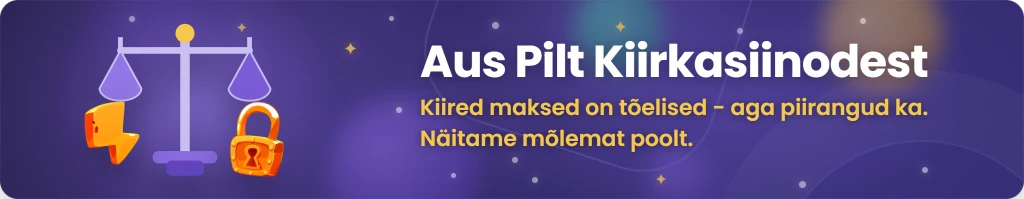 Kontovabade kasiinode plussid ja miinused