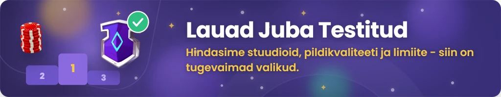 Parimad live kasiinod Eesti mängijatele