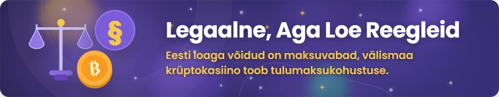 Krüptokasiinode legaalsus ja turvalisus Eestis