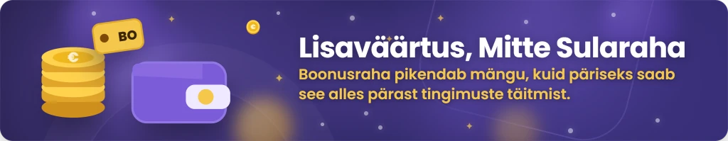 Tasuta raha boonused Eesti kasiinodes