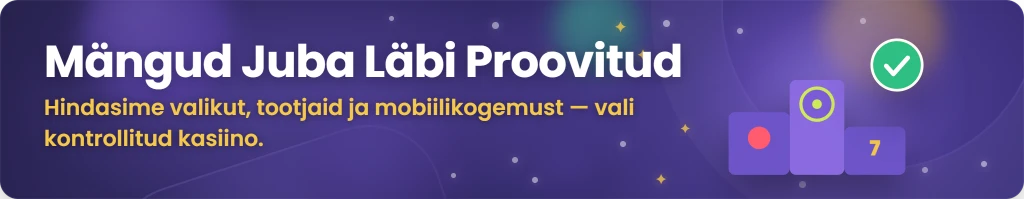 Parimad kasiinod kasiinomängude jaoks