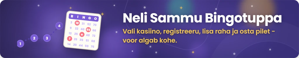 Online bingo mängimise alustamine sammult