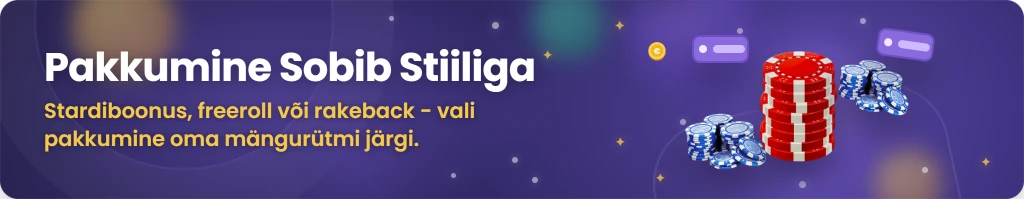 Online pokkeri pakkumised Eesti mängijatele