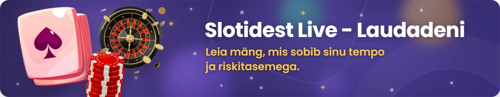 Online kasiinomängud Eesti mängijatele