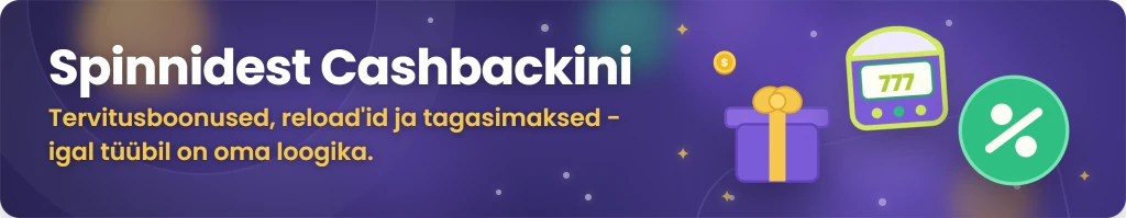 Põhilised kasiinoboonuste tüübid Eesti mängijatele