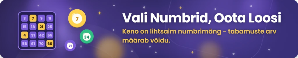 Mis on Keno numbrimäng